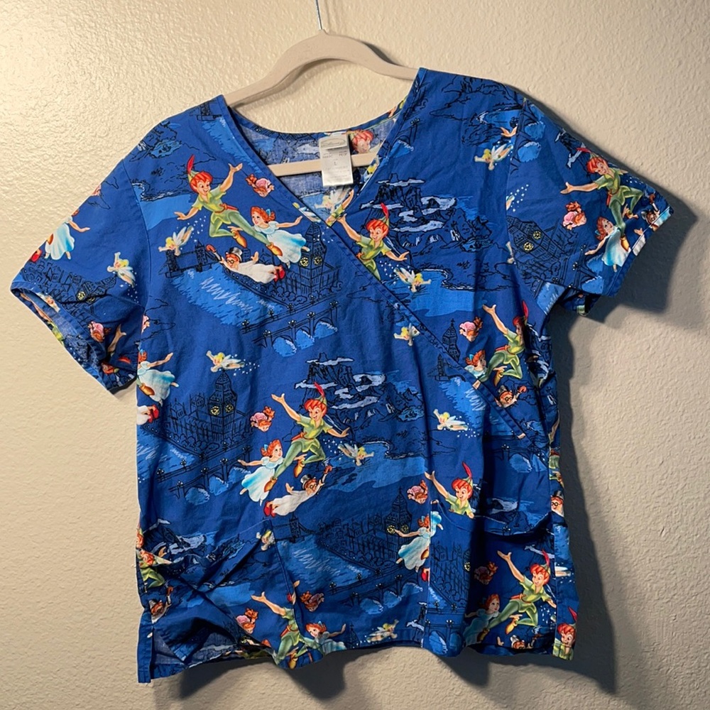 Disney Peter Pan Wendy scrubs
